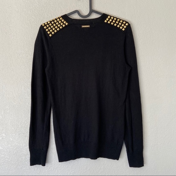 Michael Michael Kors Black Top / Gold Studded - Picture 5 of 8
